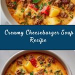 Creamy Slow Cooker Cheeseburger Soup Recipe