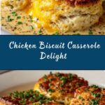 Cheesy Chicken Biscuit Casserole Recipe
