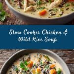 Slow Cooker Creamy Chicken and Wild Rice Soup Recipe