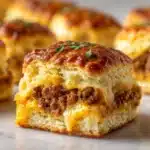 Philly Cheesesteak Stuffed Biscuits Recipe