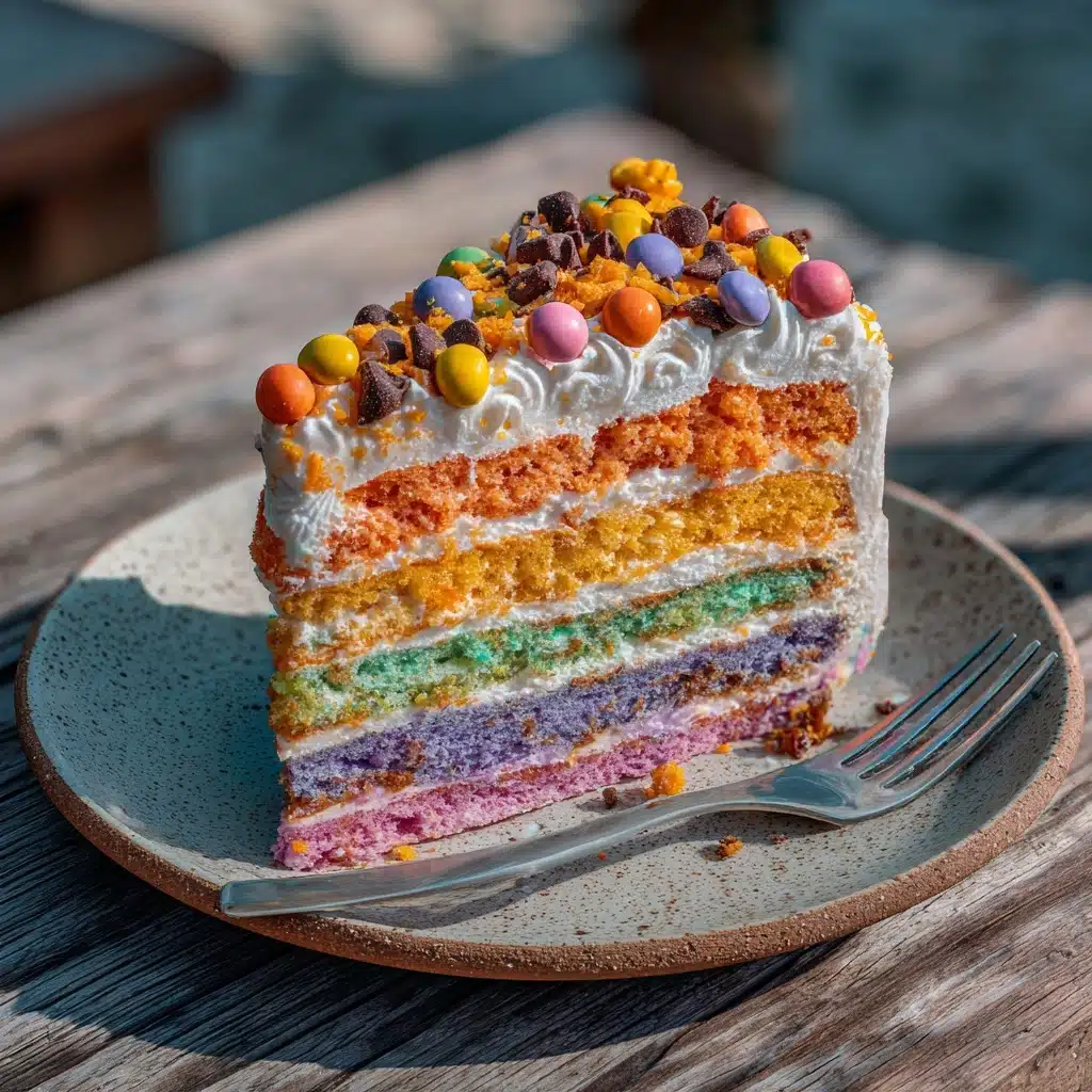 Rainbow Chip Dump Cake Recipe - Recipe Image