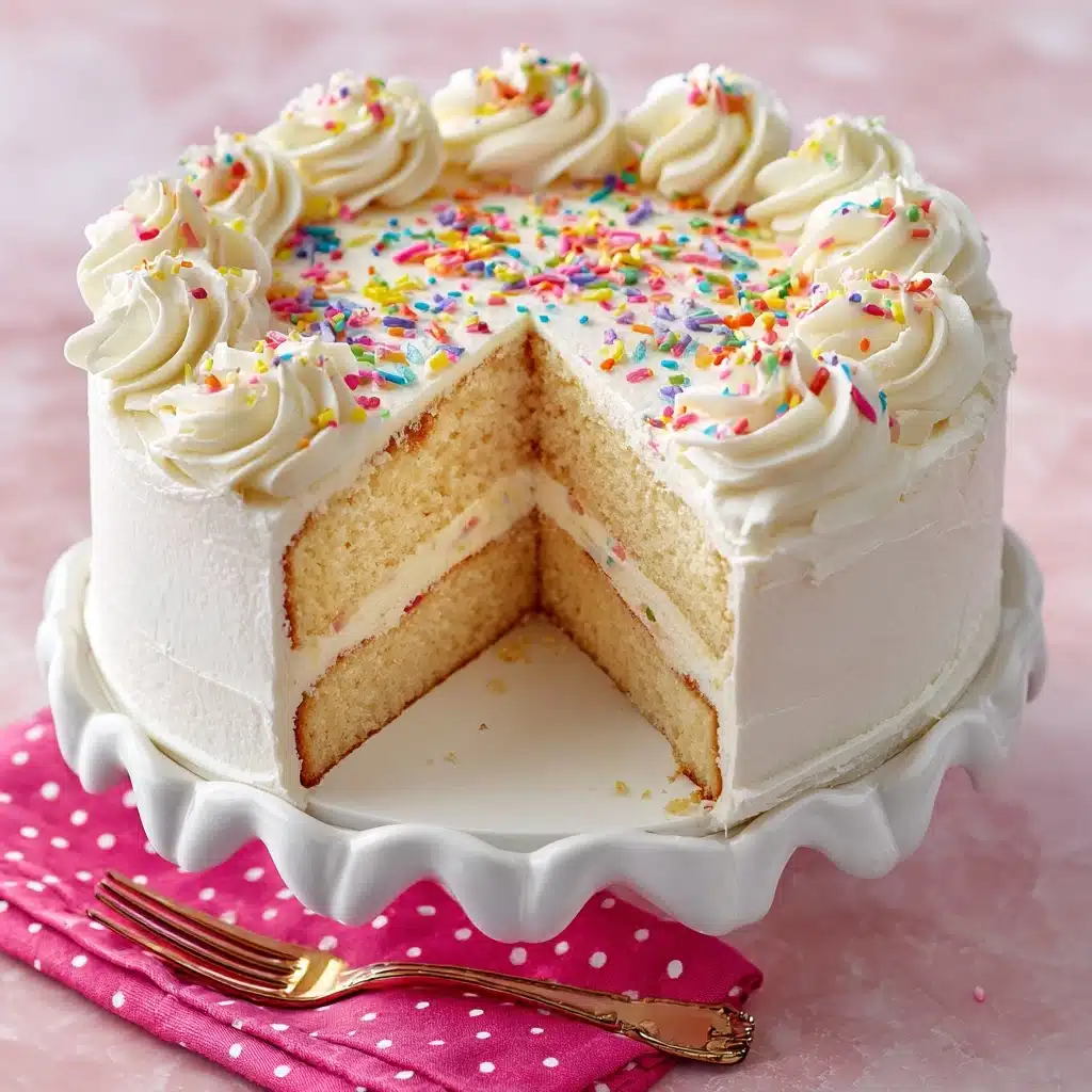 White Cake From Scratch Recipe - Recipe Image