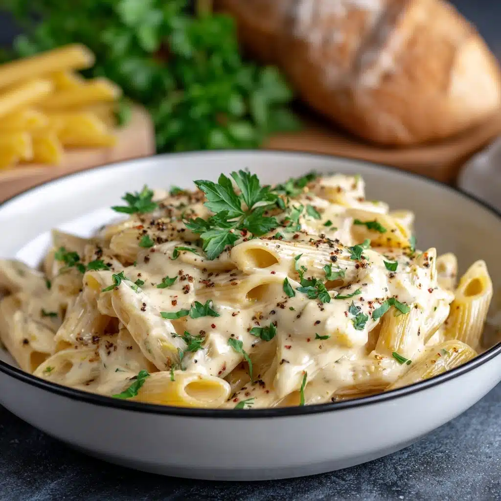 Crockpot Olive Garden Chicken Pasta Recipe - Recipe Image