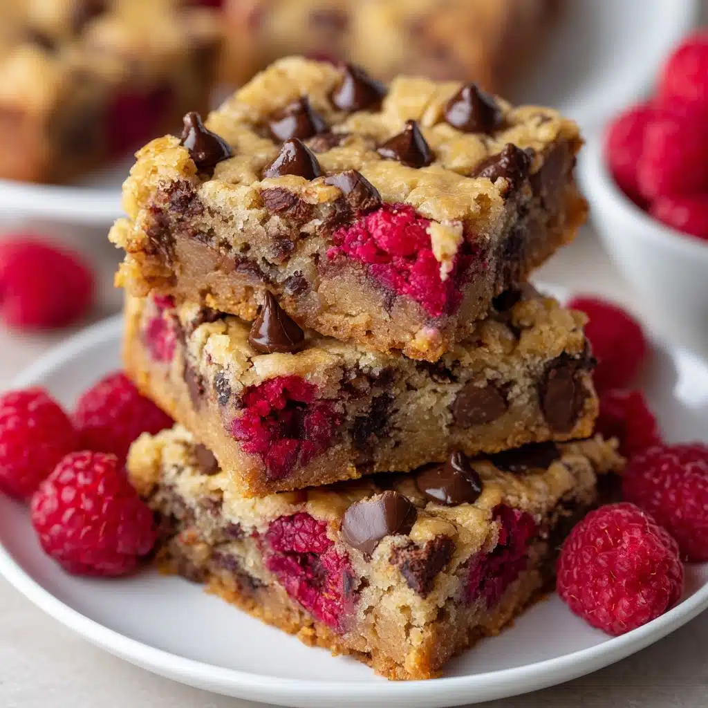 Raspberry and Chocolate Chip Cookie Bars Recipe - Recipe Image