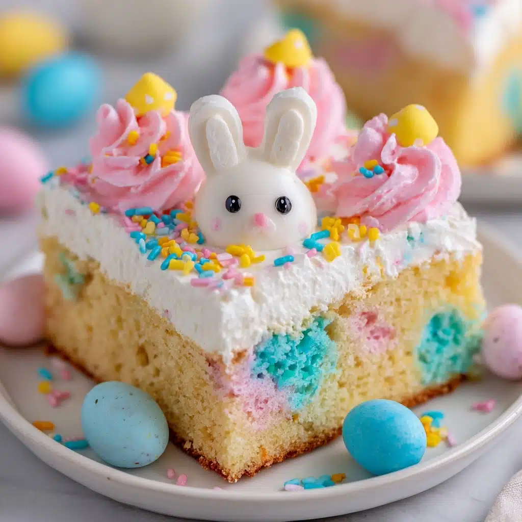 Easter Bunny Poke Cake Recipe - Recipe Image