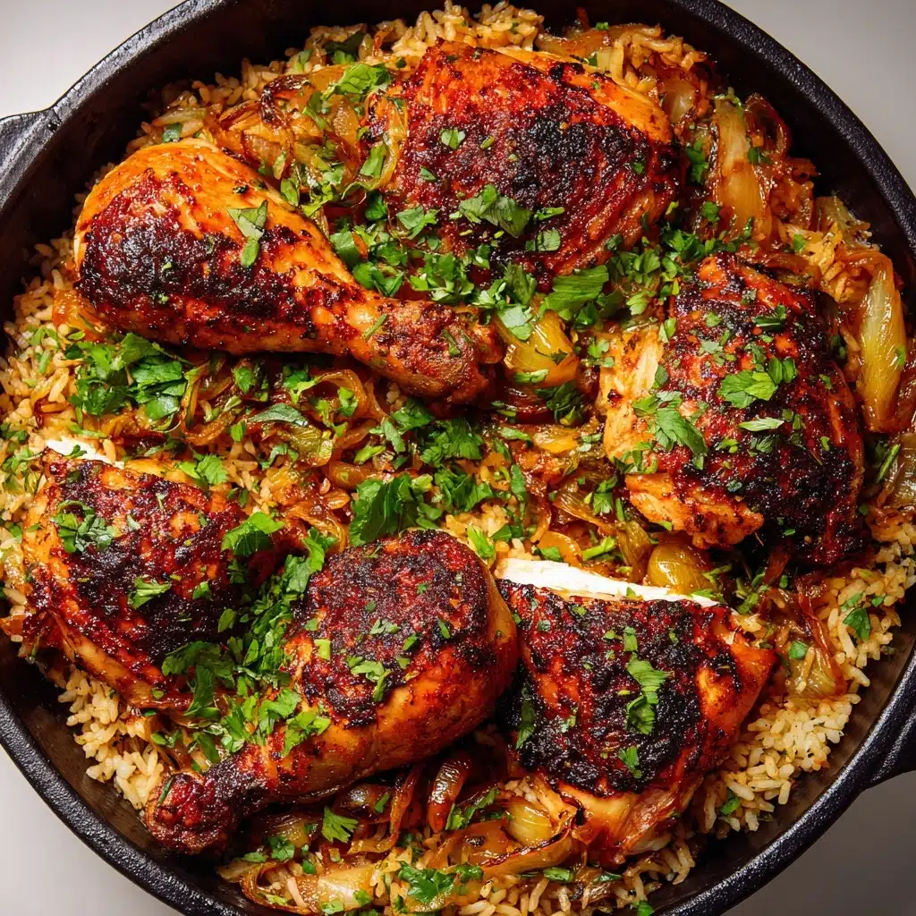 One Pot Sticky Coconut Rice & Chicken Recipe - Recipe Image