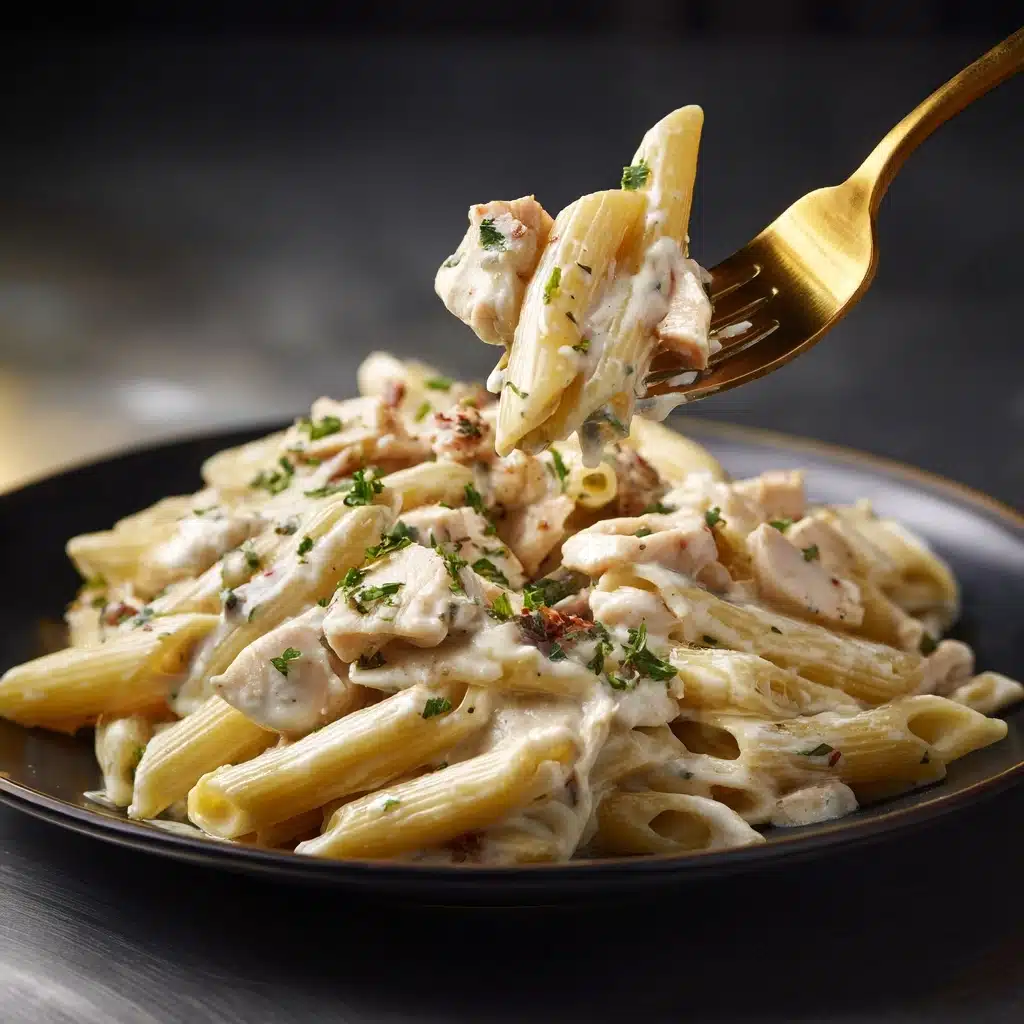 Slow Cooker Creamy Chicken and Penne Recipe - Recipe Image