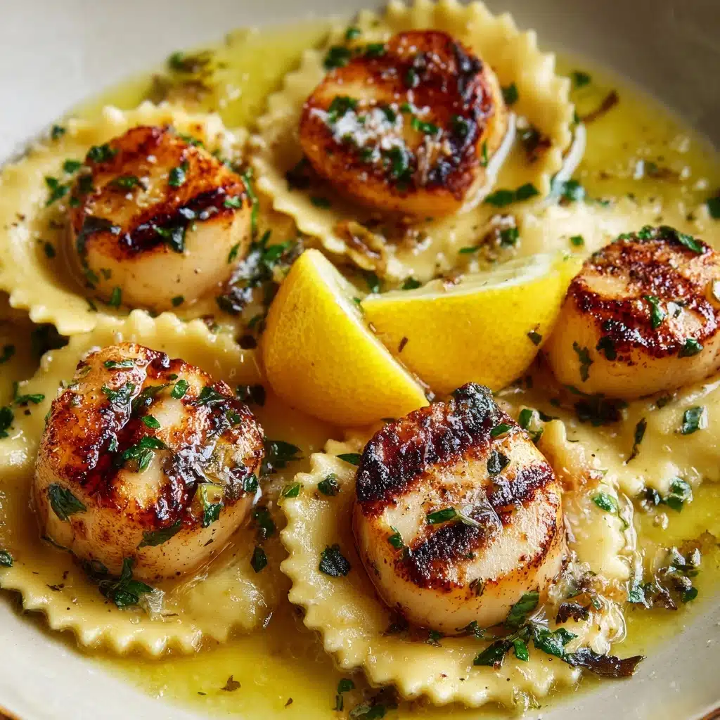 Lobster Ravioli with Lemon Butter Sauce Recipe