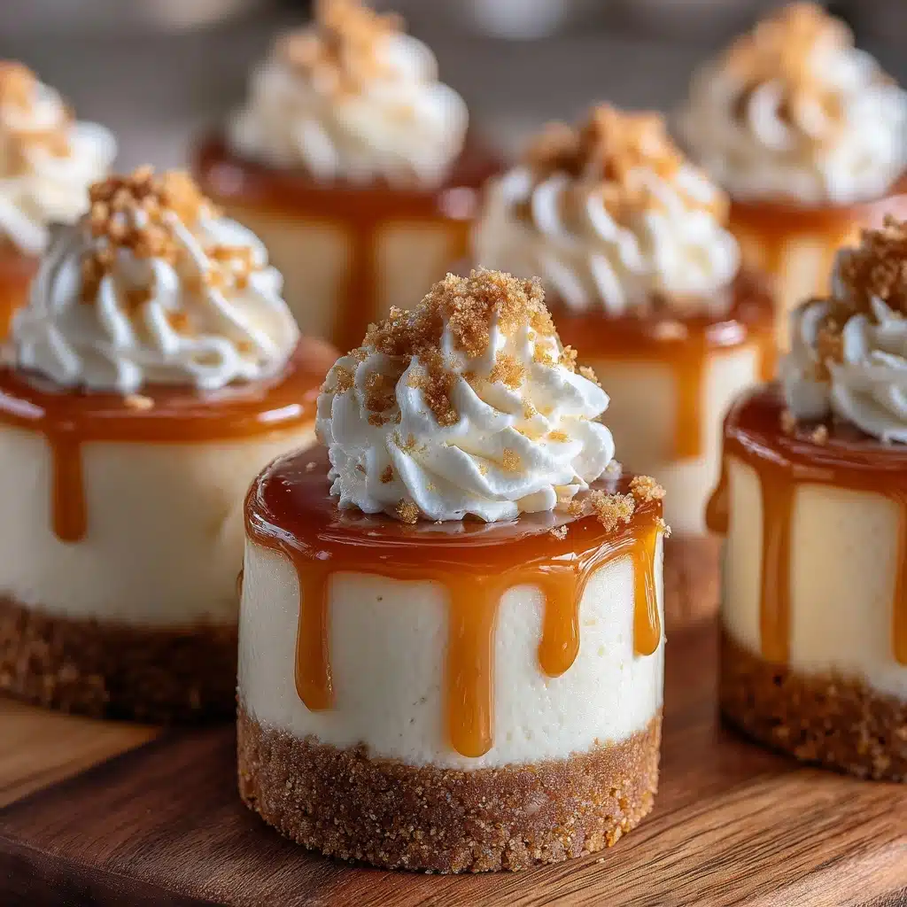 Mini Dulce de Leche Cheesecakes Recipe - Recipe Image