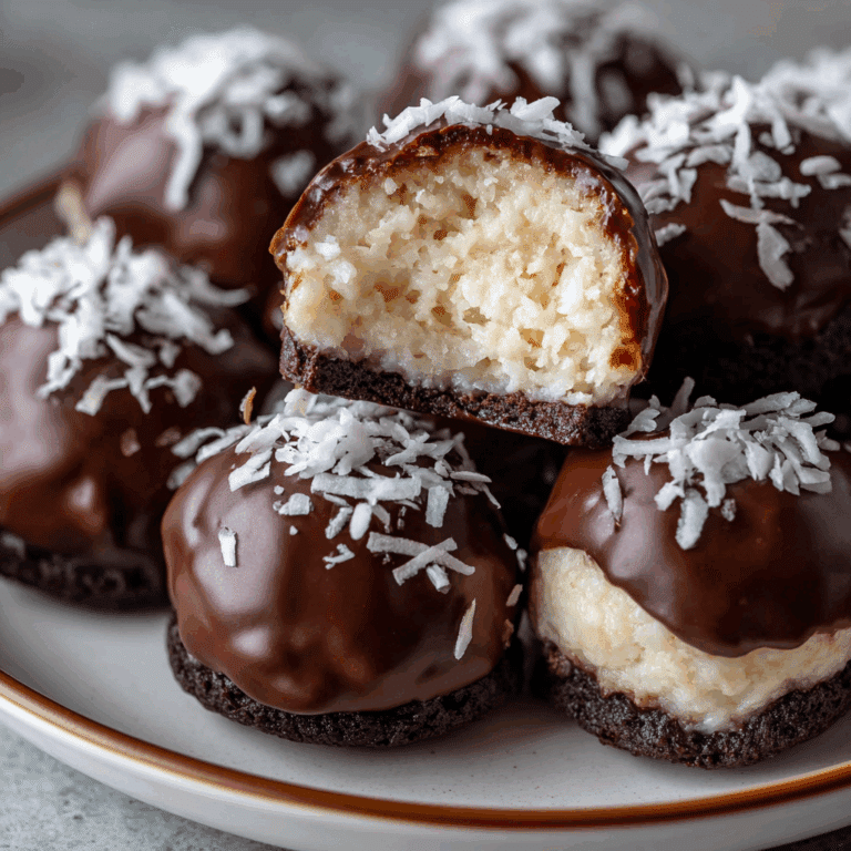 **Coconut Domes with Chocolate Spread** Recipe