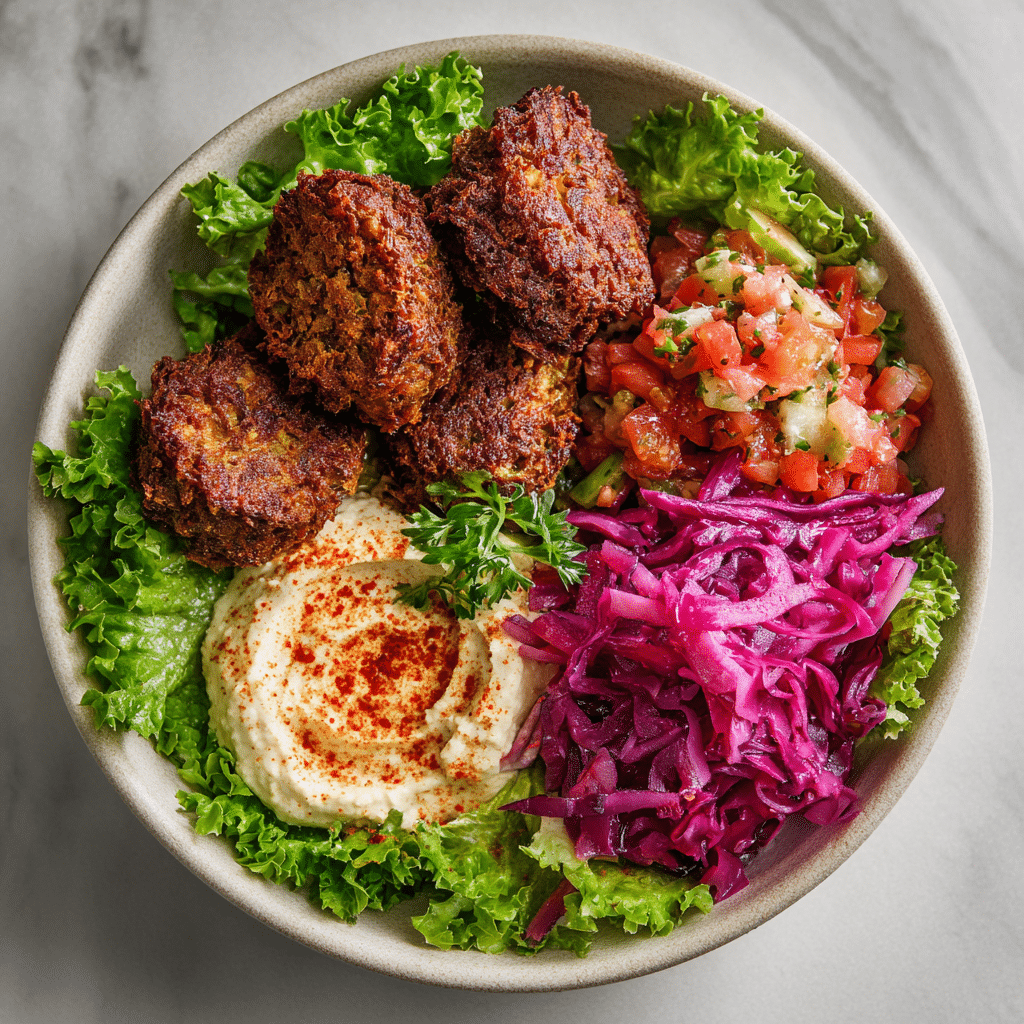 **Easy Chicken Falafel Bowls** Recipe - Recipe Image
