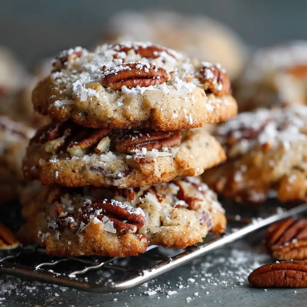 Chocolate Pecan Coconut Cookies Recipe - Recipe Image