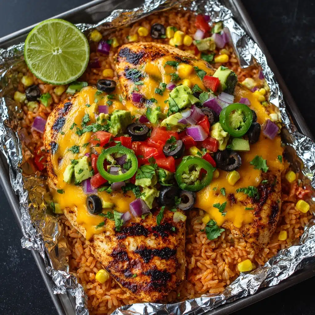 Santa Fe Chicken Foil Packets Recipe - Recipe Image