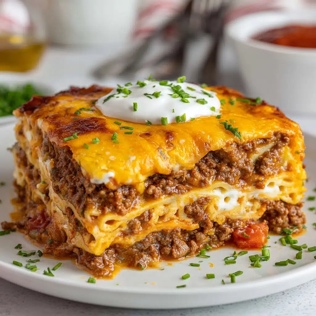 Beef Lombardi Casserole Recipe - Recipe Image