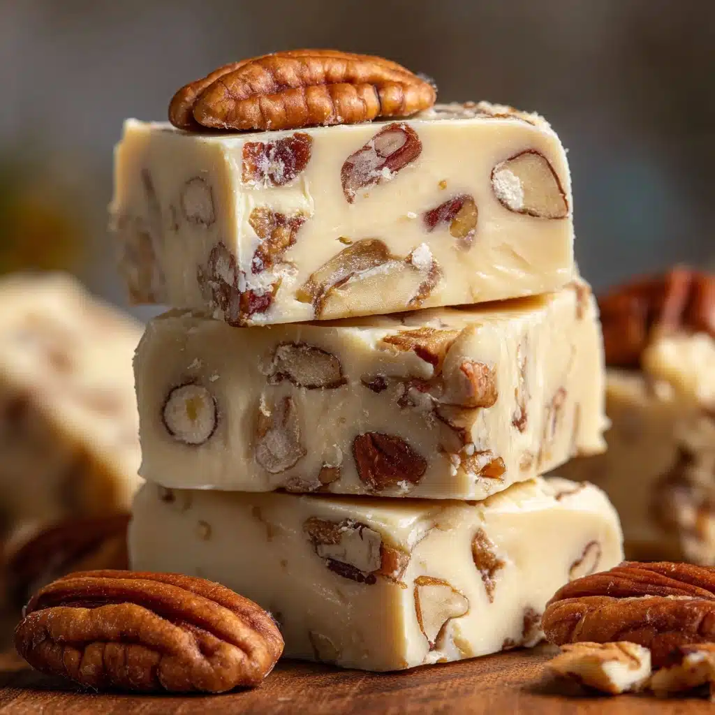 White Chocolate Caramel Pecan Fudge Recipe - Recipe Image