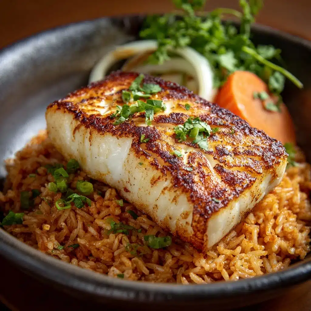 Baked Fish Rice Recipe - Recipe Image