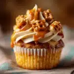 Churro Caramel Crunch Cupcakes Recipe