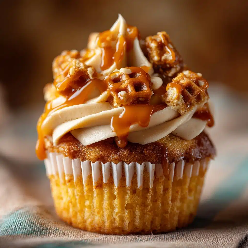 Churro Caramel Crunch Cupcakes Recipe