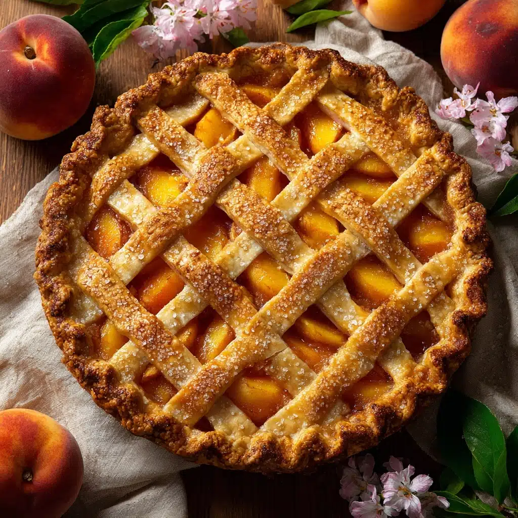 Brown Butter Strawberry Peach Pie Recipe - Recipe Image