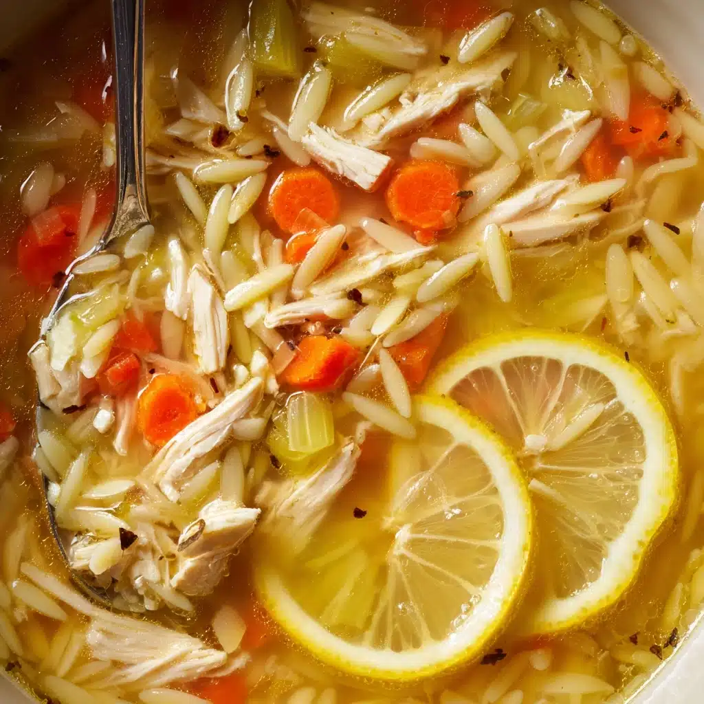 Lemon Chicken Orzo Soup Recipe - Recipe Image