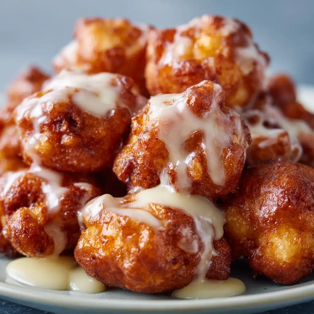 Cinnamon-Glazed Apple Fritter Bites Recipe - Recipe Image