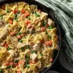 Chicken Pot Pie Noodle Skillet Recipe