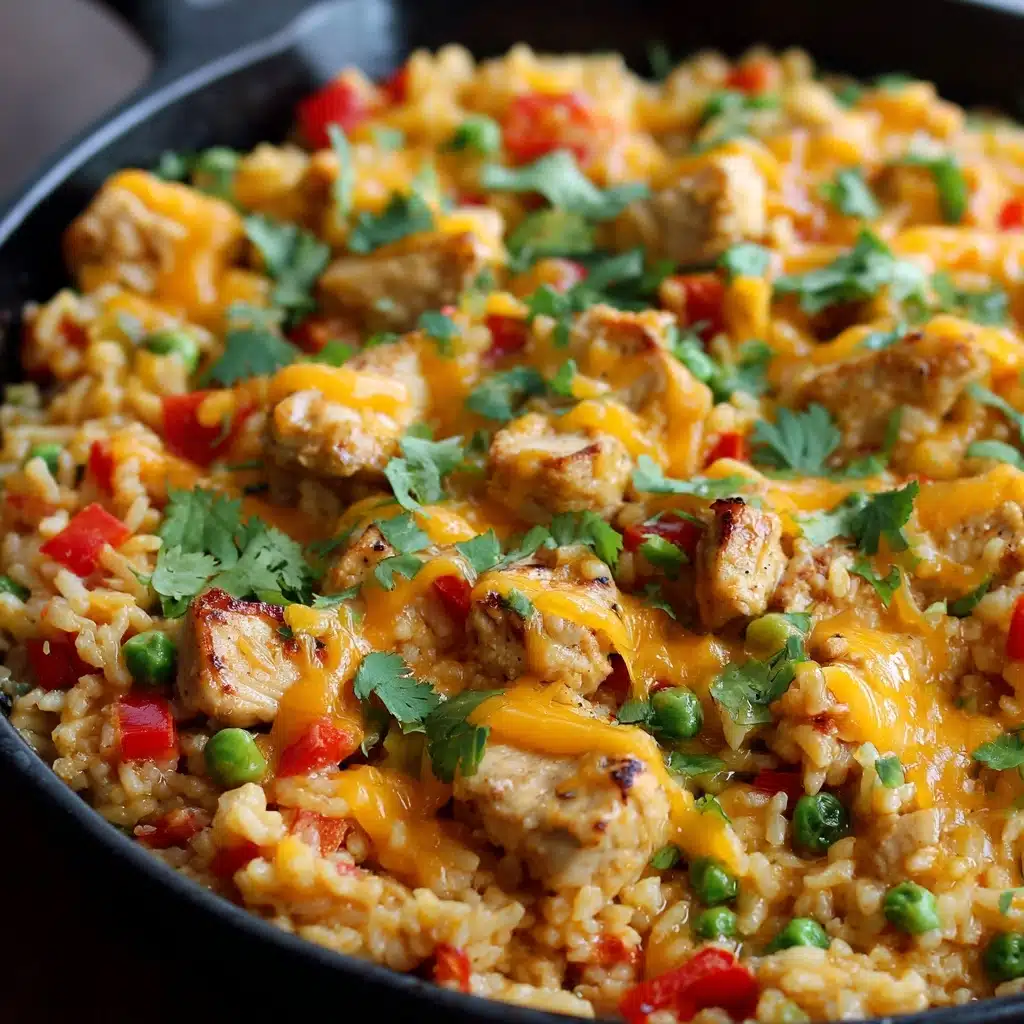 Cheesy Chicken and Rice Recipe - Recipe Image