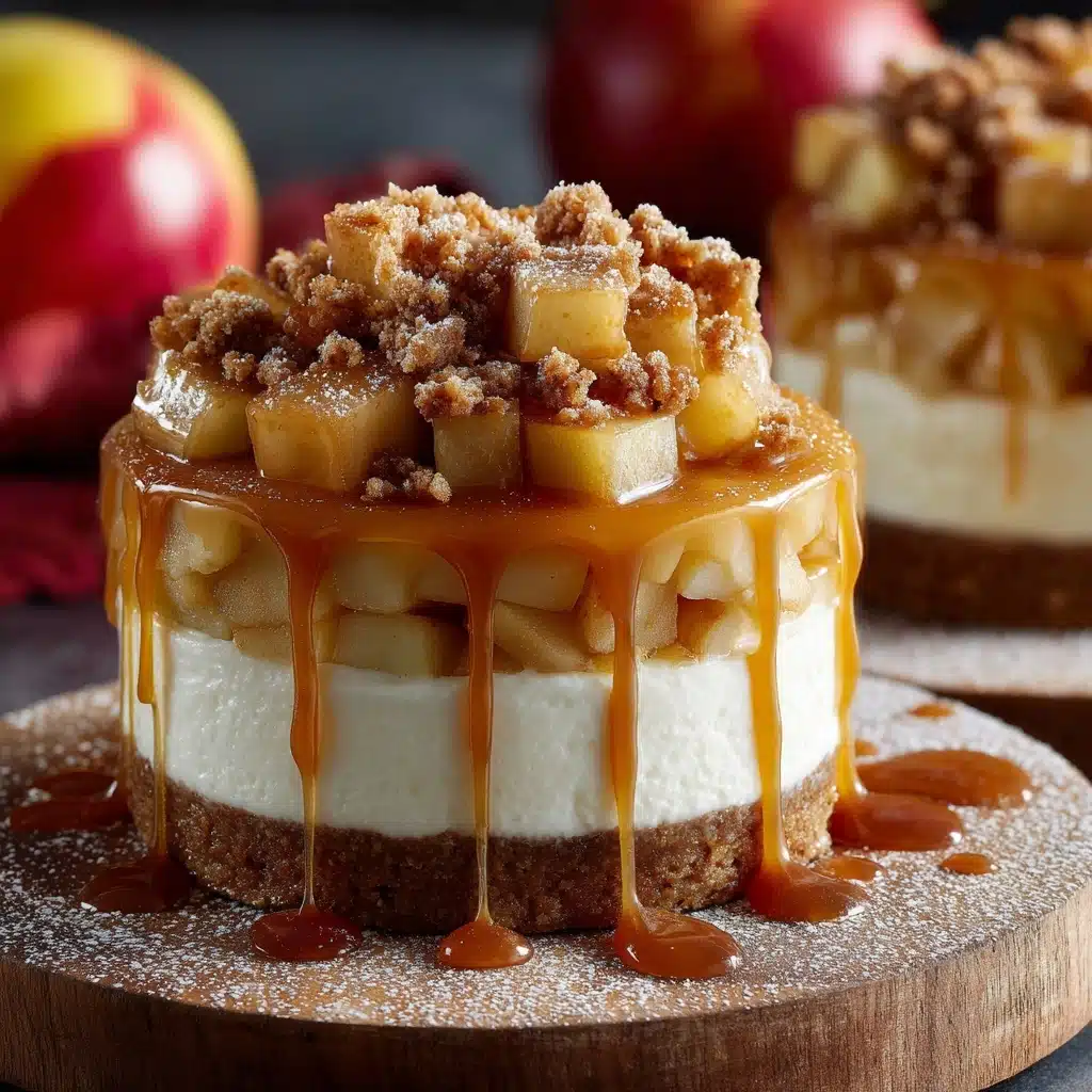 Salted Caramel Apple Pie Cheesecake Recipe