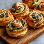 Spinach and Feta Puff Pastry Twists Recipe