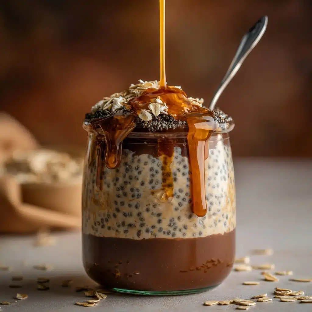 Caramel Macchiato Overnight Oats Recipe - Recipe Image