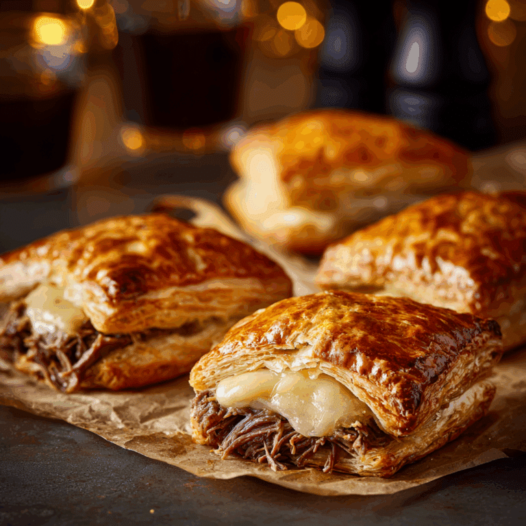 Brisket & Smoked Cheese Pies Recipe