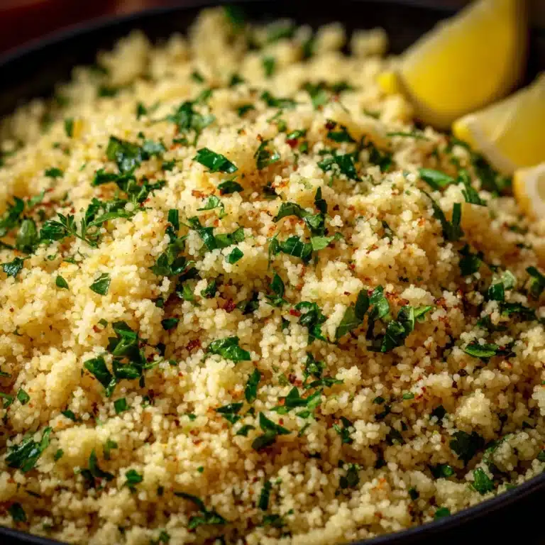 Garlic Butter Cauliflower Rice Recipe