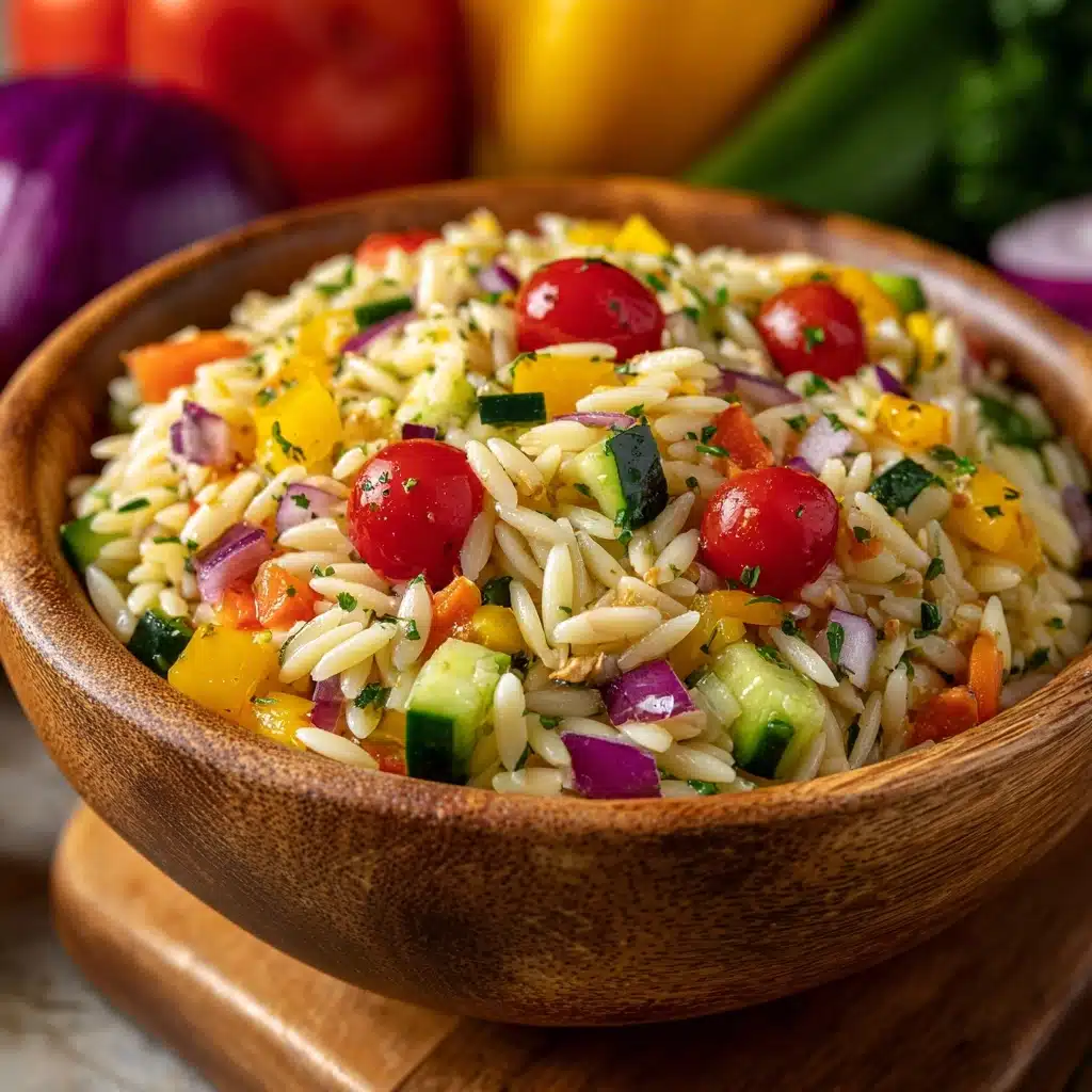 Best Orzo Pasta Salad Recipe - Recipe Image