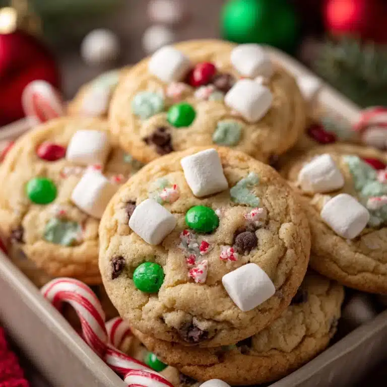 Cake Mix Chocolate Chip Santa Cookies Recipe
