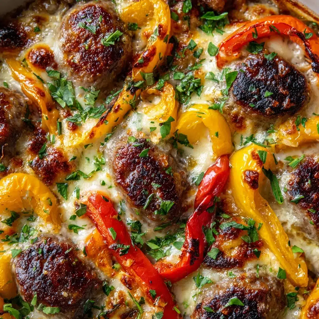 Italian Sausage and Pepper Casserole Recipe - Recipe Image