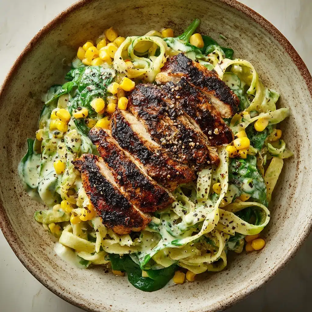 Creamy Roasted Poblano Pasta Recipe - Recipe Image