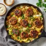 Kielbasa and Cabbage Skillet with Mustard Vinaigrette Recipe