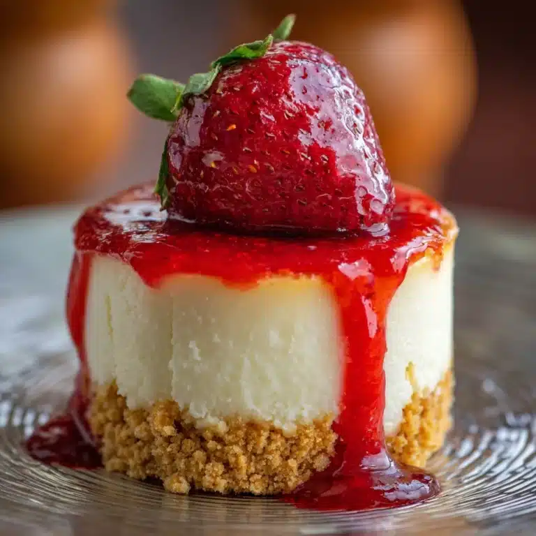 Mini Strawberry Cheesecakes Recipe