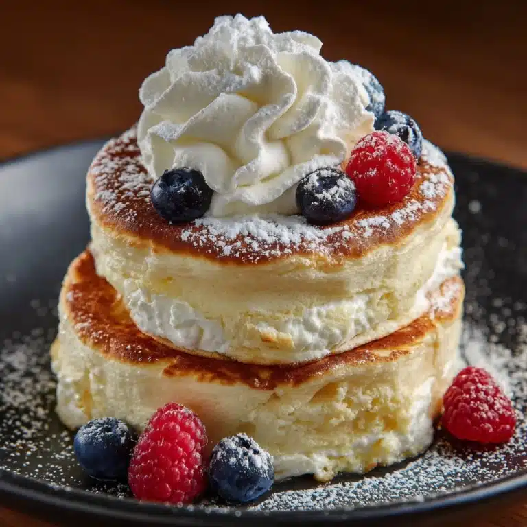 Fluffy Japanese Soufflé Pancakes Recipe