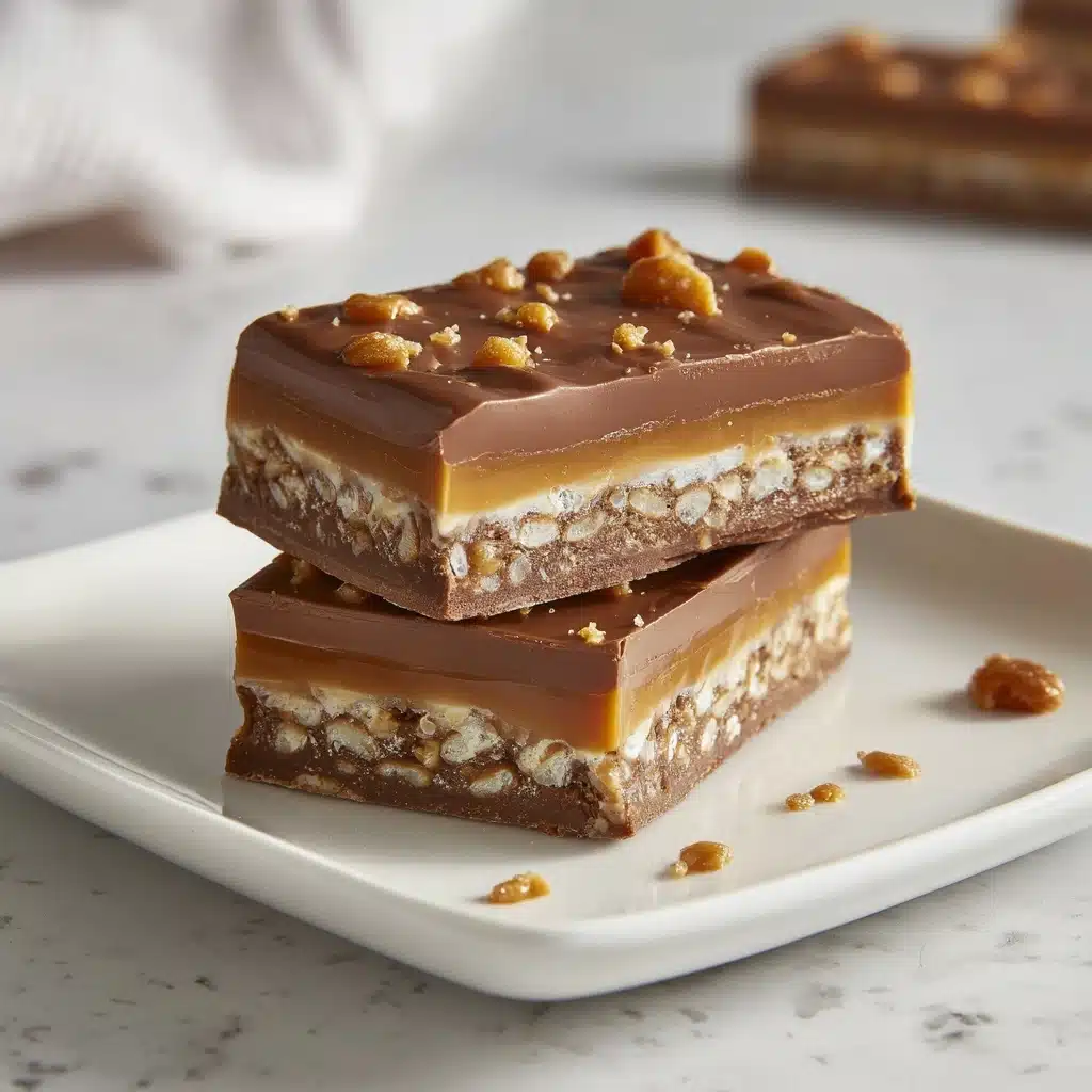 Chocolate Crunch Bars Recipe - Recipe Image