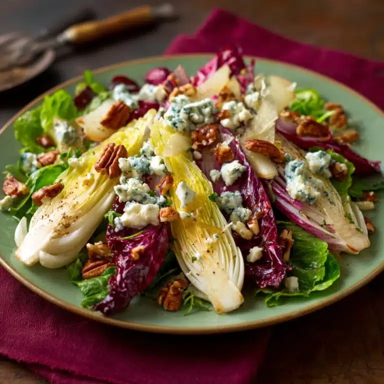 Blue Cheese, Walnut, and Chicory Salad Recipe