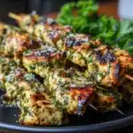 Garlic Parmesan Chicken Skewers Recipe
