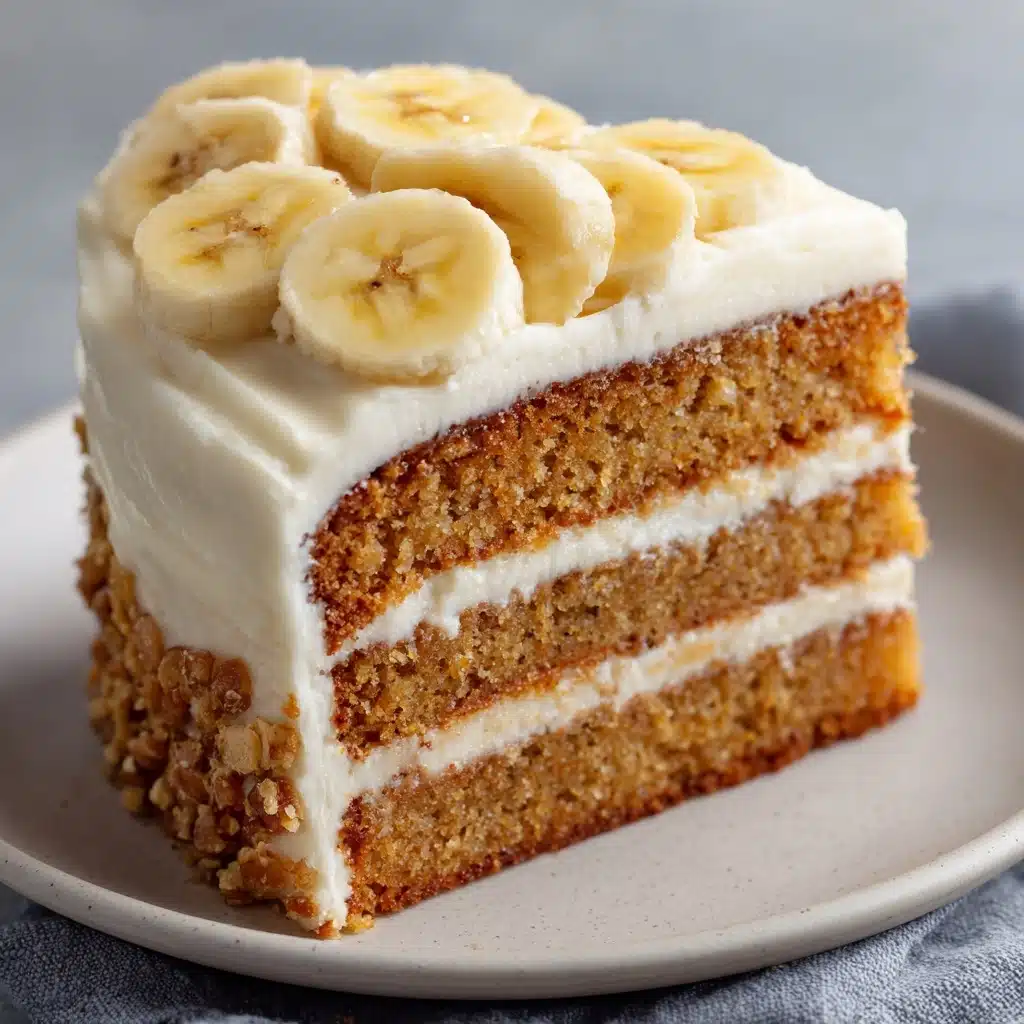 Banana Bread Cake with Cream Cheese Frosting Recipe - Recipe Image