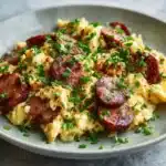 Scrambled Eggs with Polish Kielbasa Recipe