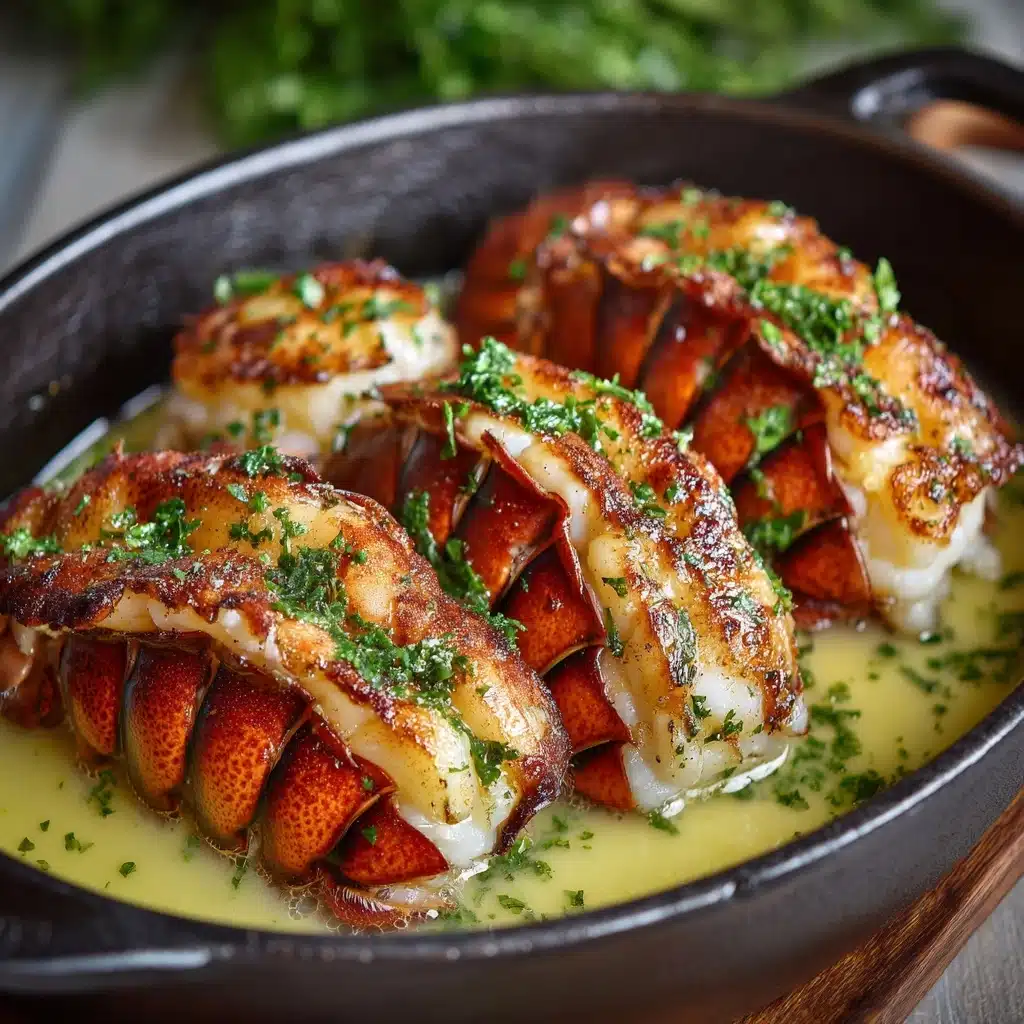 Creamy Garlic Butter Lobster Tails Recipe - Recipe Image