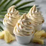 Homemade Pineapple Soft Serve Ice Cream Recipe