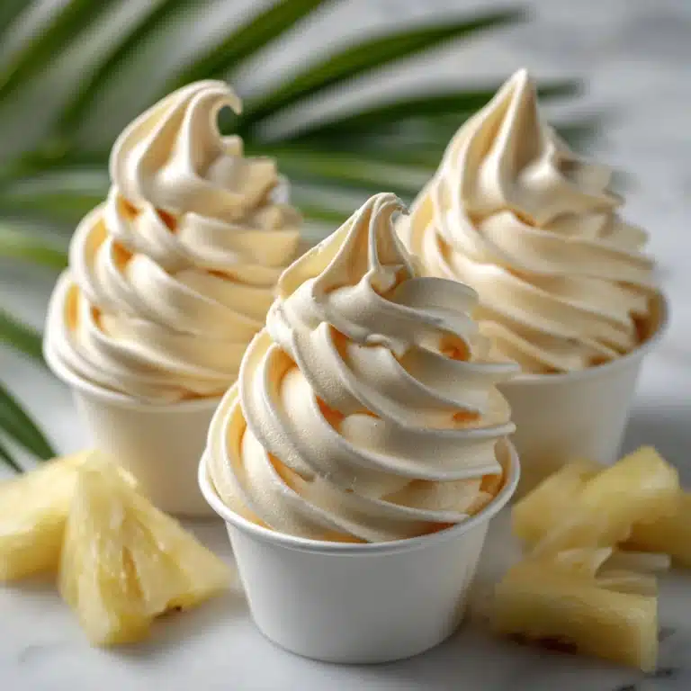 Homemade Pineapple Soft Serve Ice Cream Recipe