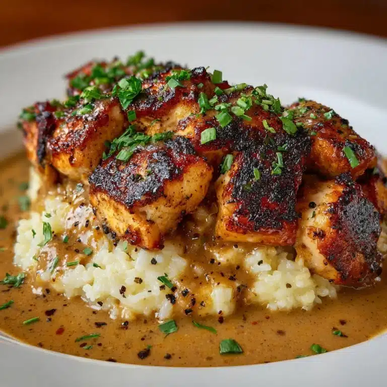 Smothered Chicken and Rice Recipe