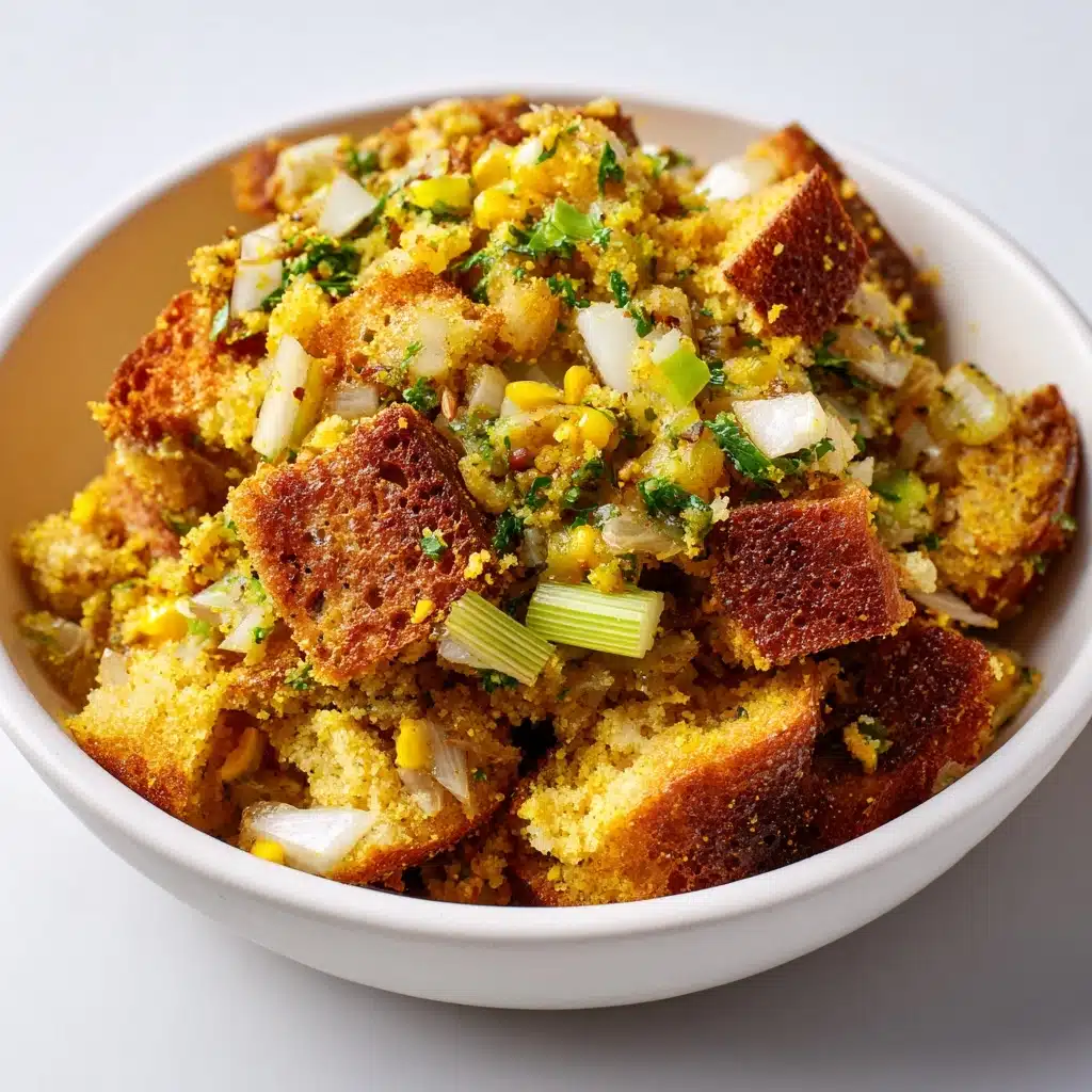 Cornbread Stuffing with Apples Recipe - Recipe Image