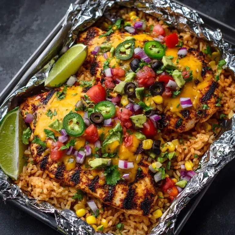 Santa Fe Chicken Foil Packets Recipe